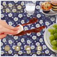 thumbnail image 6 of Pioneer Flower Floral Print Pattern Round Tablecloth 60 X 60 Inch, Wrinkle Resistant Wipeable Table Cloth for Kitchen Dining Picnic Patio Party, 6 of 6