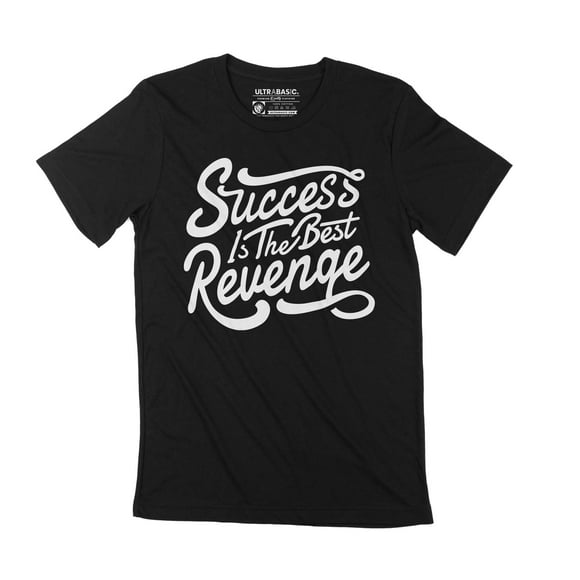 Men's Graphic T-Shirt Success Is Best Revenge Eco-Friendly Limited Edition Short Sleeve Tee-Shirt Vintage Birthday Gift Novelty