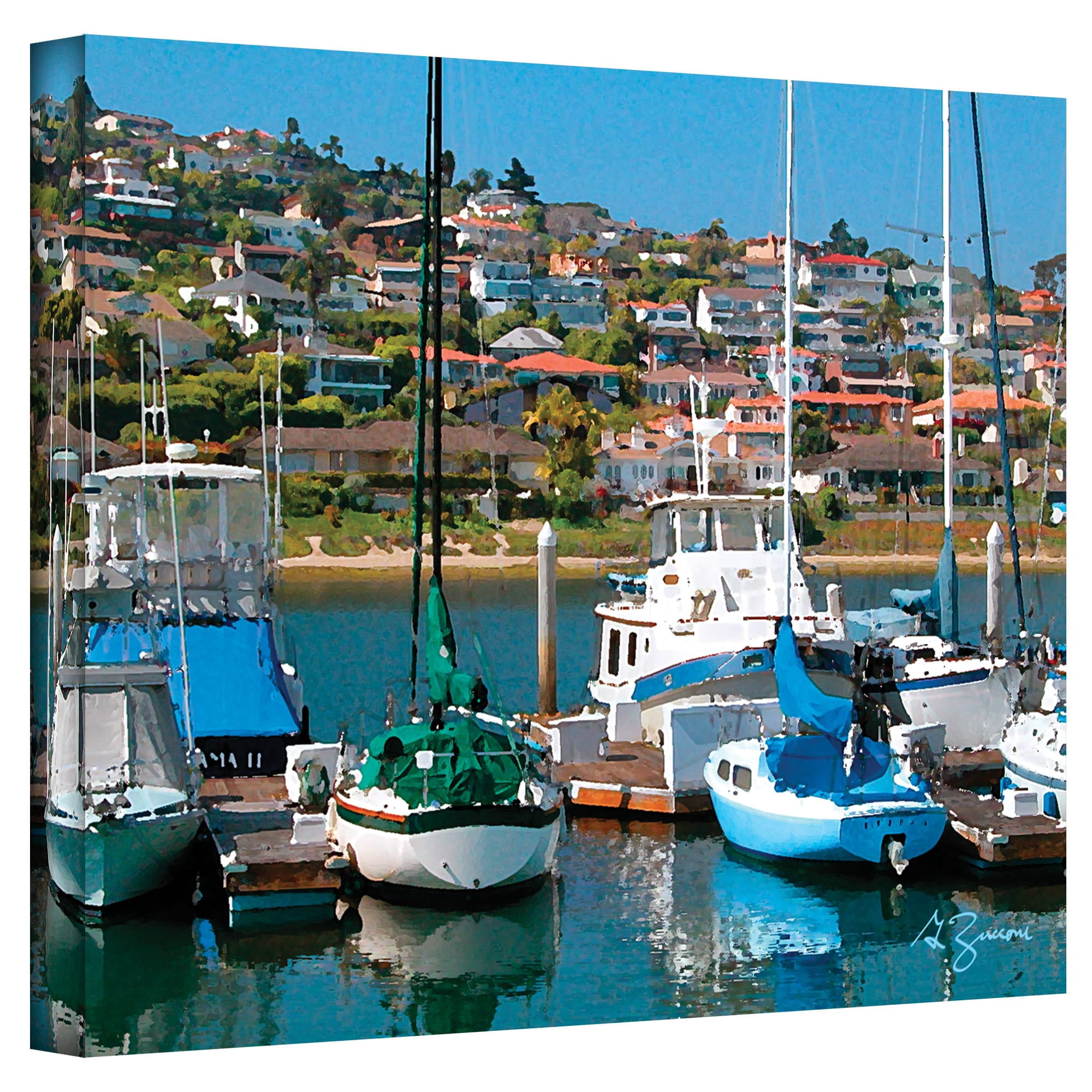 ArtWall George Zucconi "Point Loma, SD" Wrapped Canvas