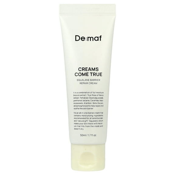 De:maf Creams Come True, Squalane Barrier Repair Cream, 1.7 fl oz (50 ml)