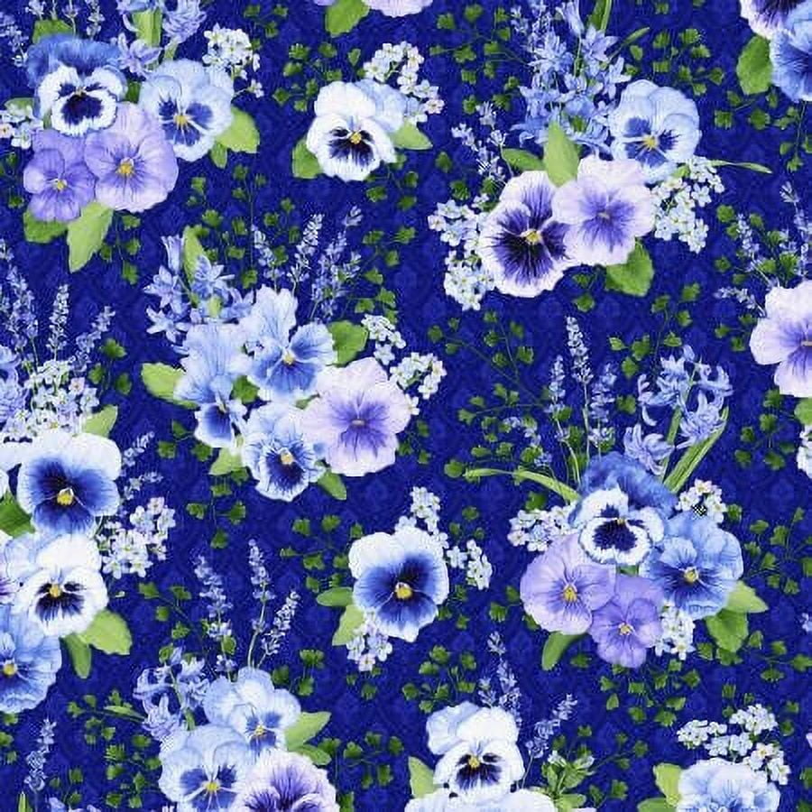Pansy Purple Tulle Fabric