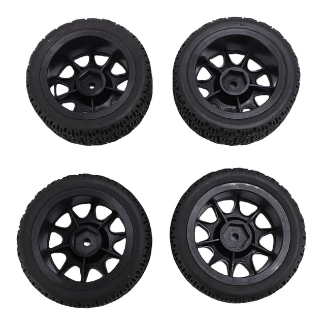 Neumáticos De Automóvil De Rally RC 4pcs 70 Mm A Escala 1:10 Neumáticos Todoterreno De Nylon De Plástico Con Un Patrón De Banda De Rodadura Especial Para El Modelo TT01 XV02