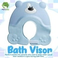 thumbnail image 2 of Mars Baby Shampoo Bath Visor - Bath Shower Cap Keeps Water Out of Babies Eyes During Bath Time - Adjustable Baby Shampoo Cap - Toddlers, Babies, Children - Blue, 2 of 8