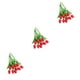 thumbnail image 2 of Flores artificiales Bearachild 10 piezas de simulación PU Color sólido decorativo, 2 of 6