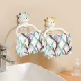 thumbnail image 6 of 6PCS Dish Towels and Dish Cloths Reuseable Dishcloths Sets for Washing Dishes, Cooking, Baking Size 11" x 11" Mint Green Vines, 6 of 9