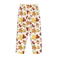 thumbnail image 5 of Balery Autumn Leaves 1 print Women's Pajama Pants,Ultra Lightweight Pjs,Lounge Pant-XX-Large, 5 of 9