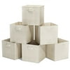 ClosetMate Foldable Cube Storage Bins - 6 Pack - Fabric Cubes Are Collapsible Great Organizer for Shelf, Closet or Storage