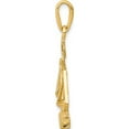 thumbnail image 3 of 14K Yellow Gold Scales Of Justice Pendant (29 X 19) Made In United States k1789, 3 of 6