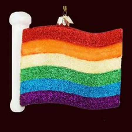 8 noble gems gay pride glitter rainbow flag blown glass christmas ornaments 45 - Gay Pride Christmas Decorations 8 noble gems gay pride glitter rainbow flag blown glass christmas ornaments 45 - Gay Pride Christmas Decorations