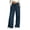 A1/Dark Blue, variant on Wide Leg Jeans for Women Loose Denim Wide Leg Pull-On Pants,Elastic Drawstring High Waist Stretchy Baggy Imitation Jean Trousers With Pockets,Casual Slacks Y2K Denim Trousers Army Green M