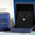 thumbnail image 5 of Gem Stone King 14K Yellow Gold Peach Morganite Pendant Necklace for Women | 1.60 Cttw | Gemstone October Birthstone | Oval 9X7MM | With 18 inch Chain, 5 of 6