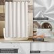 thumbnail image 3 of Cortina de ducha ALYVIA SPRING extra larga 180 x 230 cm, color blanco, 3 of 7