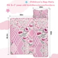 thumbnail image 5 of Pioneer Flower Floral Print Pattern Toddler Nap Mats for Kids Preschool,Sleeping Mat Bag or Kids,Toddler Sleeping Bag,Toddler Nap Mat or Daycare, 5 of 6