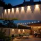 thumbnail image 2 of ASLIDECOR - Luces solares de valla para exteriores con 3 modos 3000/4000/6000K, luces de pared alimentadas por energ&iacute;a solar para exteriores, patio trasero, barandilla, escal&oacute;n,, 2 of 9
