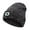 Hemp Grey, variant on Morttic Unisex Bluetooth Beanie Hat with Headlight Upgraded 6 LED Musical Winter Knitted Cap with Headphone & Mic Gifts for Men Women Outdoor Sports (Black)