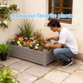 thumbnail image 3 of MINDYES Raised Garden Bed , Planter Raised Garden Boxes Outdoor, Raised Garden Beds for Vegetables 43.31*17.72*12.6 inch, 3 of 9