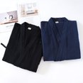 thumbnail image 2 of OWLONLINE Japanese Style Pajamas Gauze Cotton Japanese Kimono Suit, 2 of 3