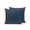 Deep Sea Blue, variant on Outdoor Pillows Waterproof, Burnt Orange Bedding Throw Pillows with Insert for Couch Sofa Bed, Rustic Farmhouse Solid Color Fall 16x16 Inch Pillowcases Decorative Camping Patio Pillow Set of 1