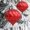 Red, variant on Deeceymbur 3 Pcs Onion Head Shatterproof Christmas Balls Easy Hang Festive Tree Event Decor Accents 3.15Inch