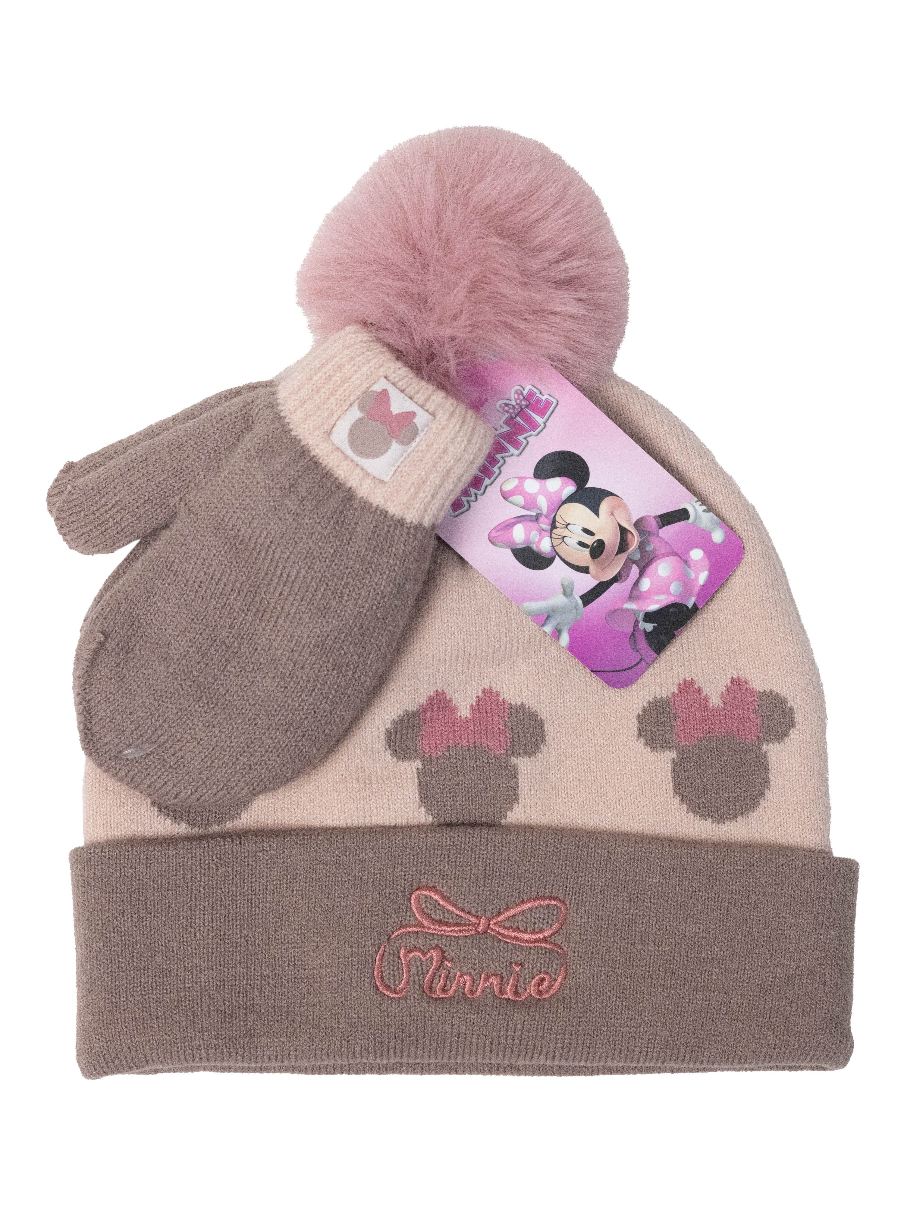 Character Toddler Beanie and Mittens, 2-Piece Set