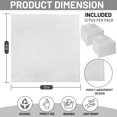 thumbnail image 2 of czcpp-Ultra Absorbent Cotton Kitchen Towels \u2013 12-Pack, 30 x 30 cm, Quick-Dry Waffle Dish Cloths, Soft & Reusable, Ideal for All Kitchen Tasks (White), 2 of 4