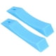 thumbnail image 4 of Placas de carga y descarga con barra, cojín de silicona, cuña antideslizante para levantamiento de pesas (azul), 4 of 8