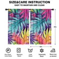 thumbnail image 2 of Blackout Kids Curtains,Colorful Tropical Leaf Pattern Childrens Insulated Curtains Set Of 2,Bedroom Essentials,Toddler Room Decor 52"x84", 2 of 5