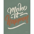 thumbnail image 3 of Thorns, Becky 20x24 Black Modern Framed Museum Art Print Titled - Make it Happen Green, 3 of 5