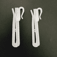 thumbnail image 4 of Heavy Duty Curtain Hooks for Curtain Tracks – Smooth Sliding Curtain Rail Hooks, Durable Curtain Track Gliders for Ceiling & Wall Mount Curtain Systems, 4 of 7