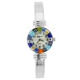 thumbnail image 2 of GlassOfVenice Murano Glass Millefiori Bangle Watch Multicolor - Silver, 2 of 9