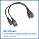 thumbnail image 4 of Uxcell 4 Pcs Adaptador Micro USB a USB Adaptador Micro USB a Hembra Negro, 4 of 6