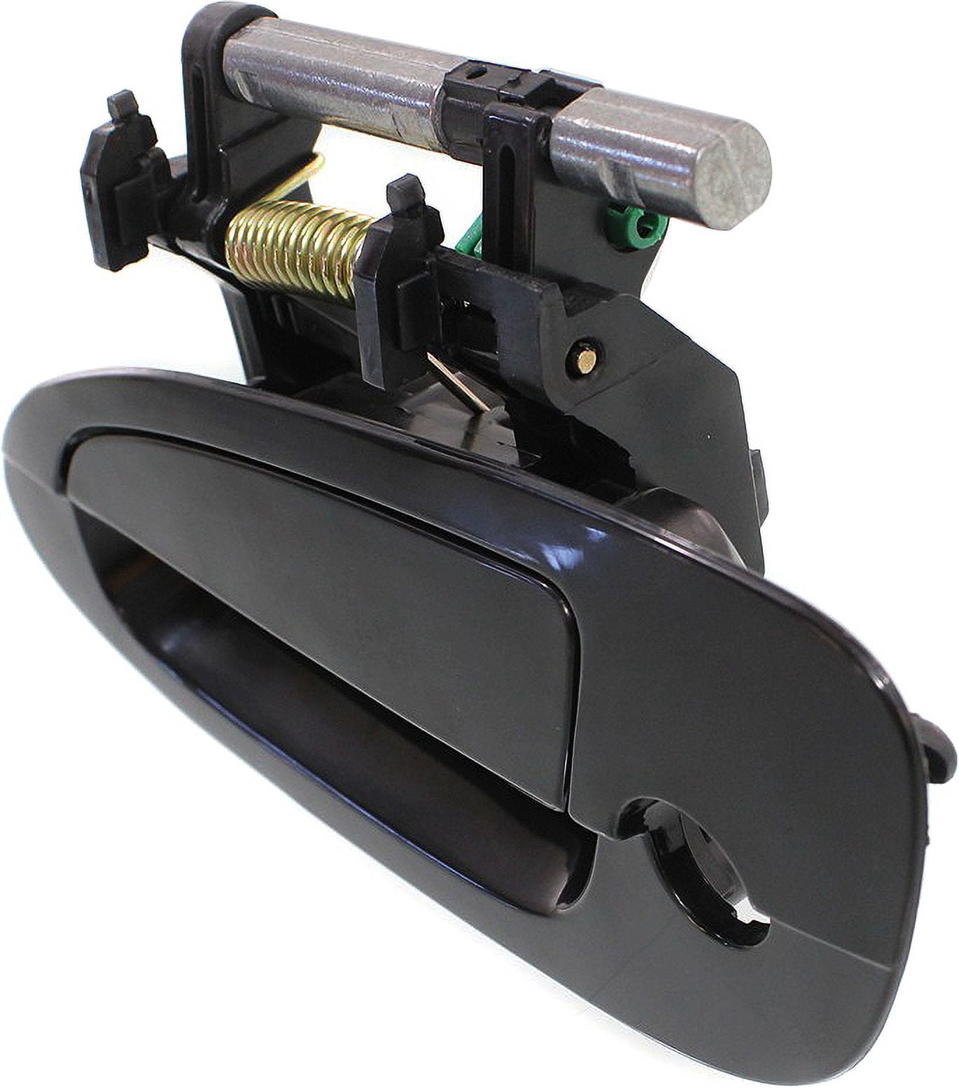 Replacement REPN462102 Exterior Door Handle Compatible with 2002-2006 Nissan Altima Front, Left Driver Smooth Black