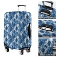 thumbnail image 5 of Blue Camouflage Bigfoot Pattern Luggage Cover Fashion Suitcase Cover Baggage Covers Fit 25-28 Inch Luggage (Go Travel), 5 of 5