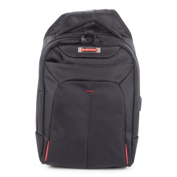 SWISS MOBILITY - PURPOSE – SAC À BANDOULIÈRE POUR TABLETTE AVEC PORT USB INTÉGRÉ ET PROTECTION RFID