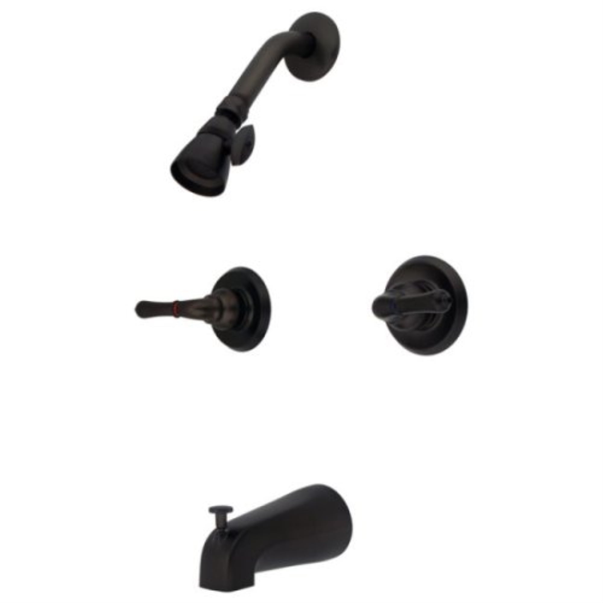 Kingston Brass KB245 Tub and Shower Faucet, Oil Rubbed Bronze