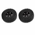 thumbnail image 4 of XingJian LLC Aluminum Rims Tires Set for Axial SCX24 RC Crawler Car - Upgrade Parts (2PCS, Black), 4 of 10