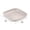 White, variant on Square Snack Serving Tray, Plastic Candy Dish Fruit Platter for Coffee Table, Reusable Snack Plate for Home Entertaining