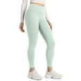 thumbnail image 2 of No Front Seam Yoga Leggings- High Waisted Womens Lounge Pants Pilates Workout Athletic Soft Light Green L, 2 of 5
