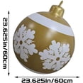 thumbnail image 5 of PVC Ornaments Christmas Festive Inflatable Outdoor 23.6Inch Toys Atmosphere For Home Christmas Christmas, 5 of 5