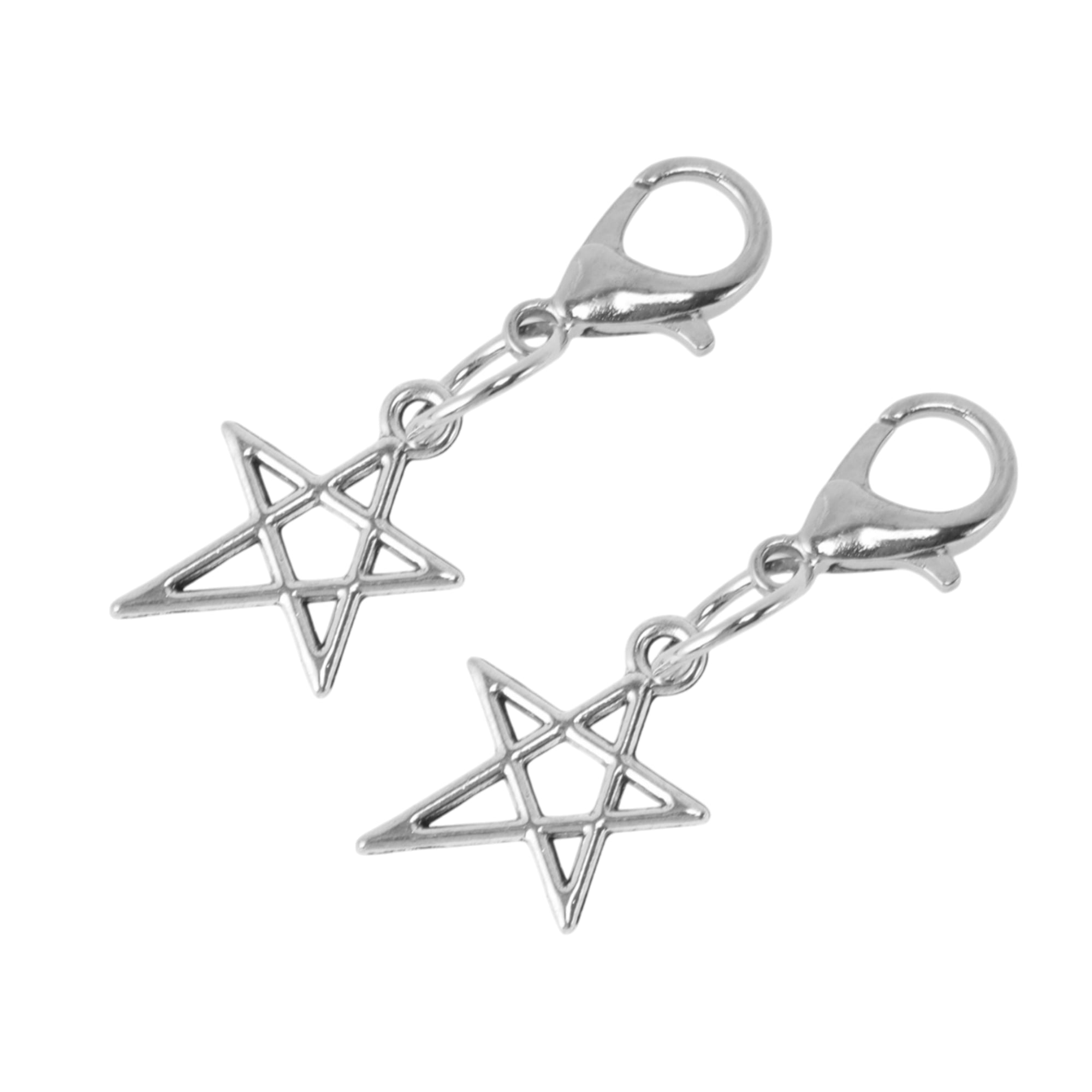 Unique Bargains Stylish Shoelace Charm Set for Custom Footwear Cutout Star