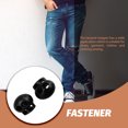 thumbnail image 4 of Pack of 10 Cord Stopper Plastic Round Shaped Lanyard Drawstrings Stoppers with 2 Holes Portable Anti-slip Rope Fastener, 4 of 8