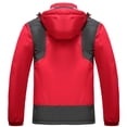 thumbnail image 2 of Chaqueta de invierno Rapoo Waterproof Windbreaker para hombre roja 2XL, 2 of 6