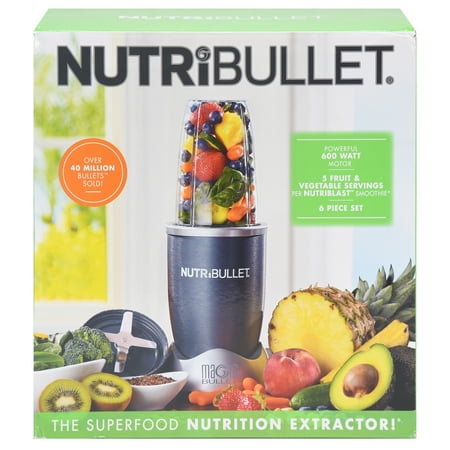 NutriBullet 600 Watt Blender, 6 Piece