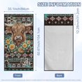 thumbnail image 3 of FOR U DESIGNS Boho Mandala Highland Cattle Aztec Print Car Seat Towel Cover for Front Seats, Auto Seat Cushion with Storage Bag, Multi-Functional Towel for Gym, Running, Swimming, 2 Pack, 3 of 7