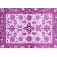 thumbnail image 1 of Ahgly Company Indoor Rectangle Oriental Purple Traditional Area Rugs, 2' x 3', 1 of 4