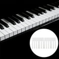 thumbnail image 5 of WHAMVOX 52Pcs White Acrylic Piano Keytops Rectangular for Piano Maintenance, 5 of 8