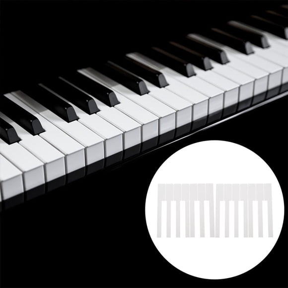 LOLIPPYY 52Ud Accesorios Para Piano Keytops Resistentes Con Material Acrílico Y Acabado Exquisito