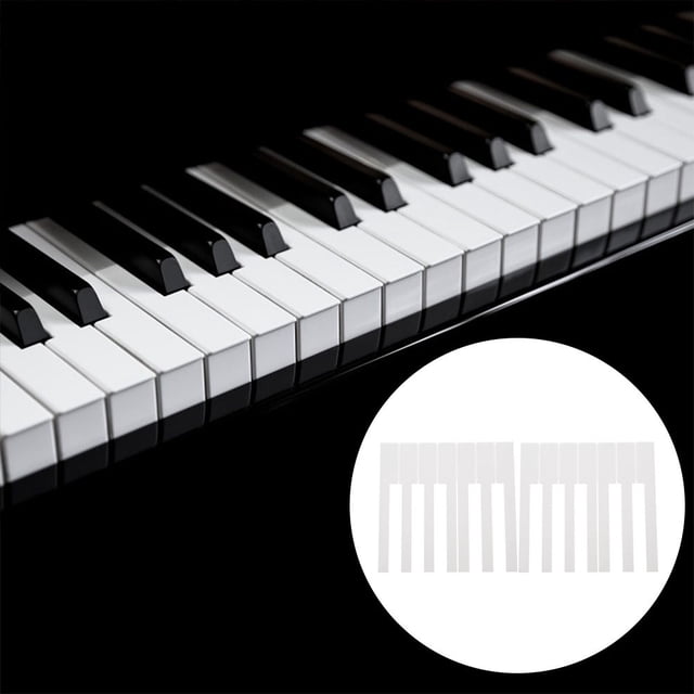 LOLIPPYY 52Ud Accesorios Para Piano Keytops Resistentes Con Material Acrílico Y Acabado Exquisito