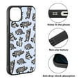 thumbnail image 2 of WIRESTER Soft Rubber Protector Cover Case for Apple iPhone 14 Plus 6.7" 2022, Raccoon Funny Playful Postures, 2 of 5