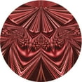 thumbnail image 1 of Ahgly Company Tapis Rond Lavable en Machine Intérieur Rouge Pamplemousse Transitionnel, 7 Pieds Rond, 1 of 7